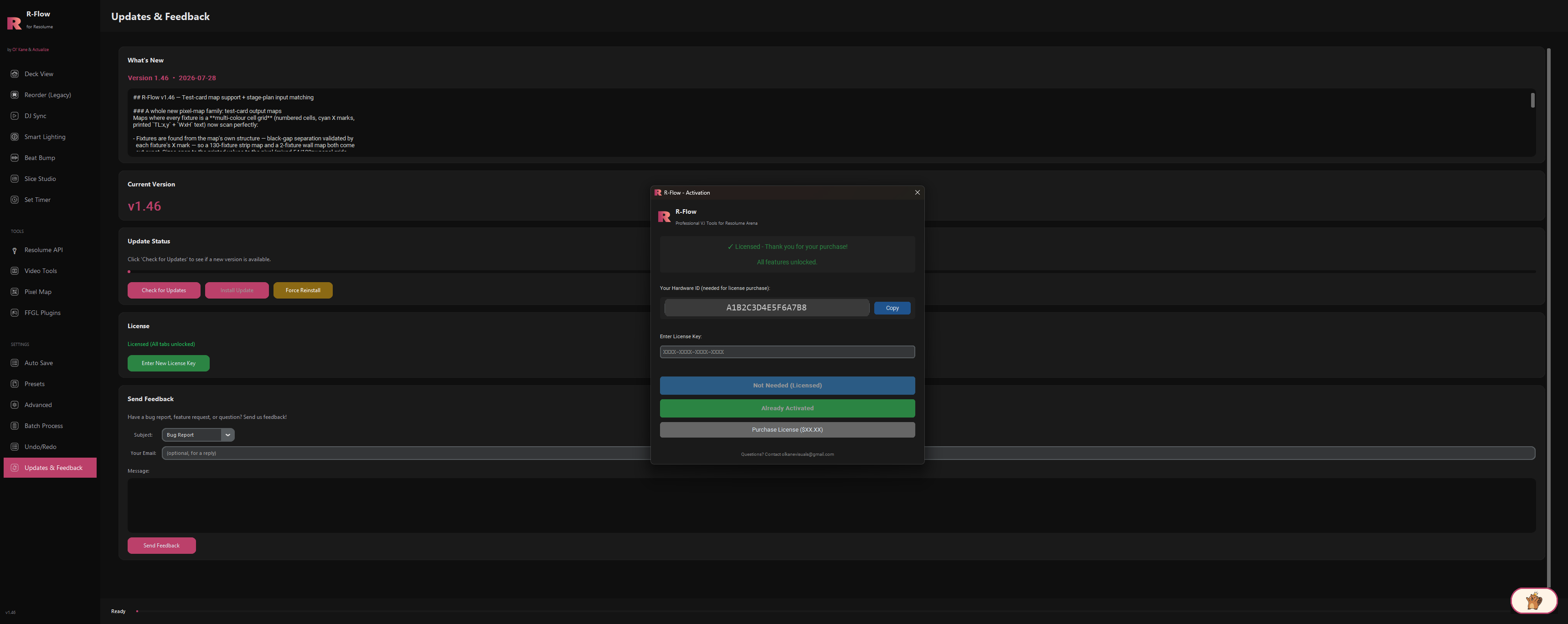 Updates & Feedback in action