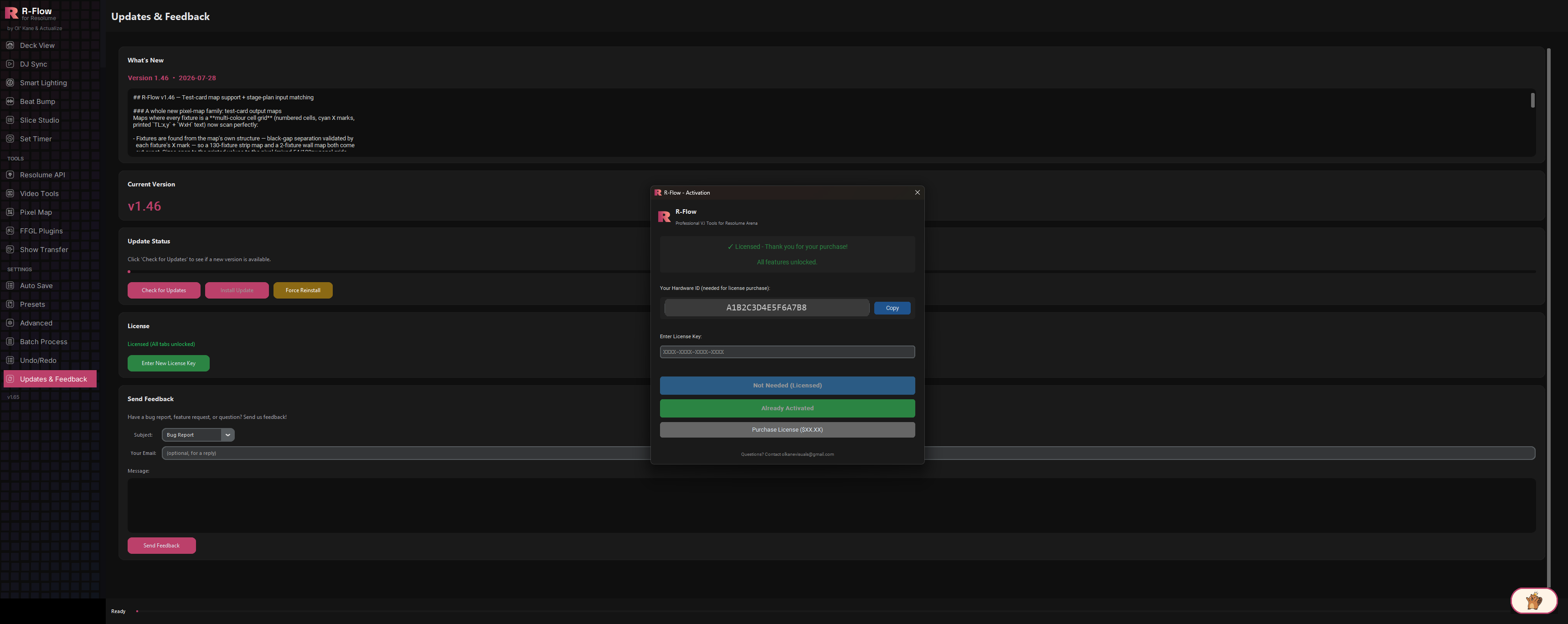Updates & Feedback in action