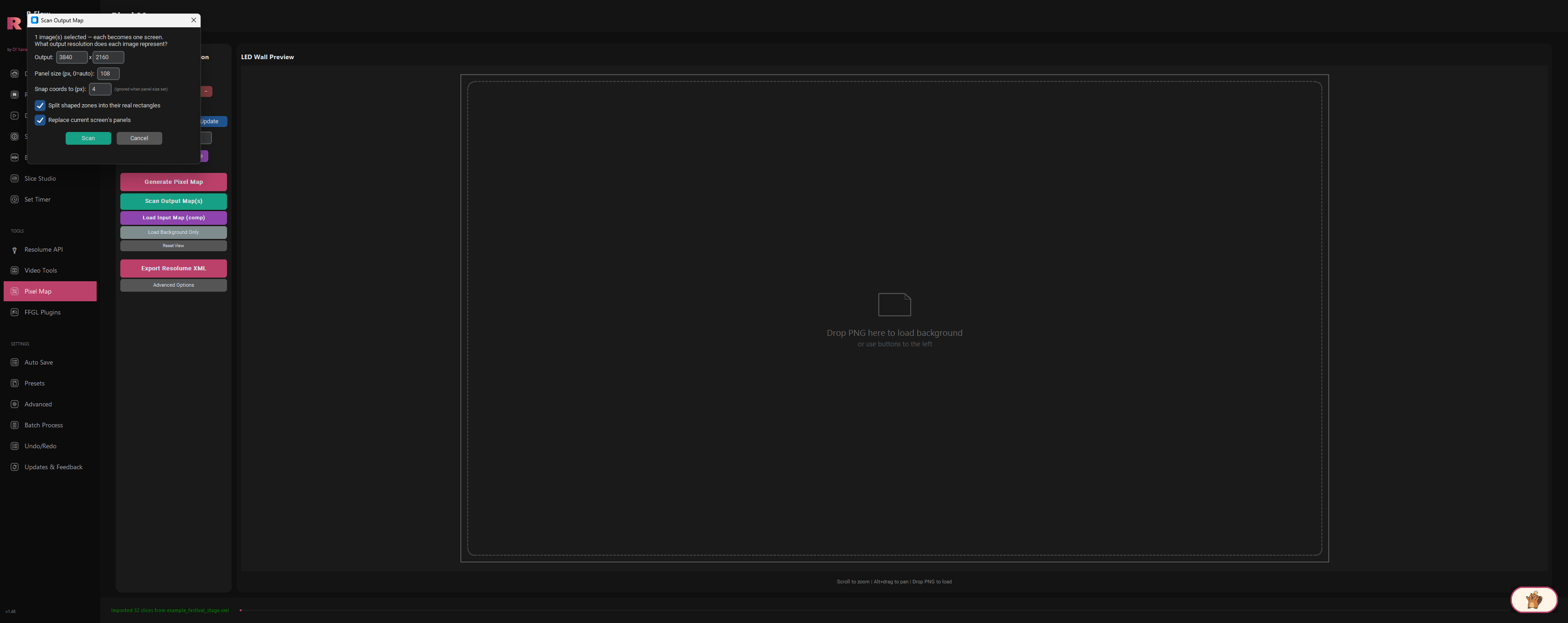 Pixel Map in action