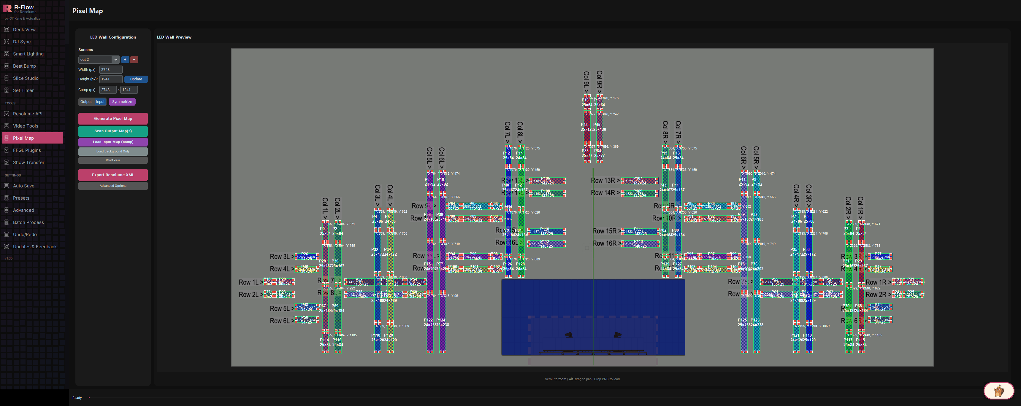 Pixel Map in action