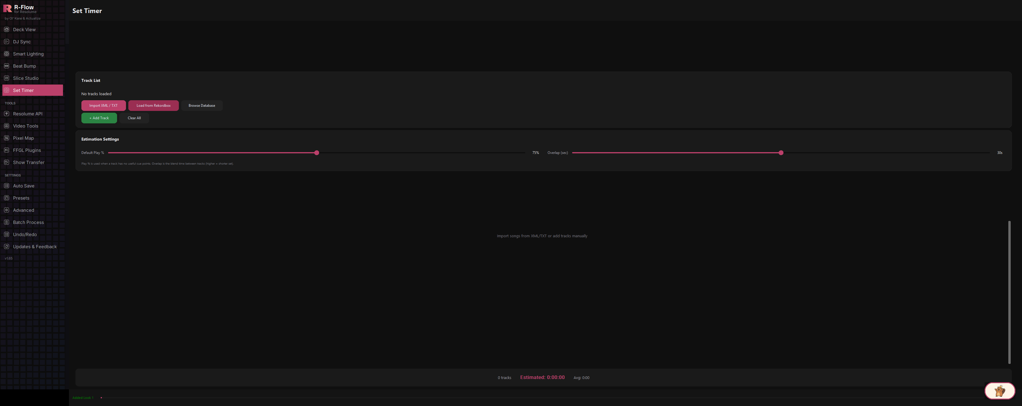 Set Timer inside R-Flow