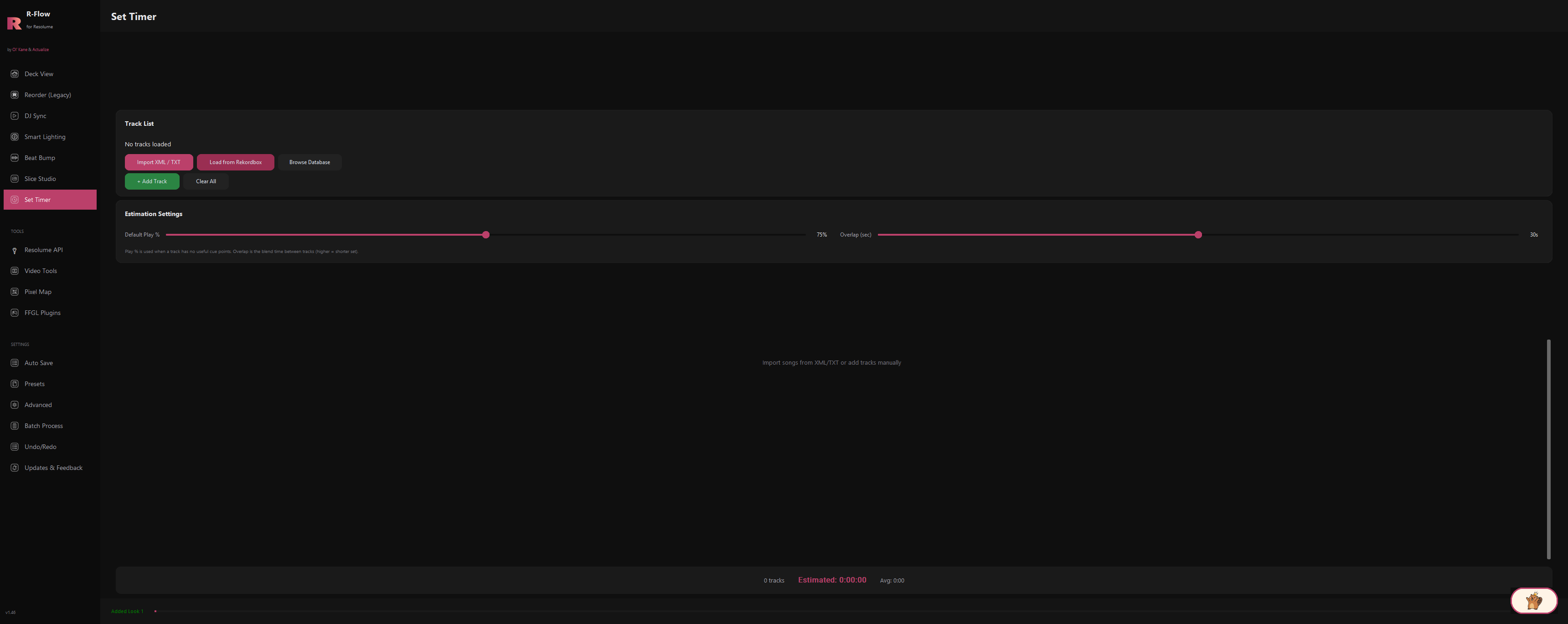 Set Timer inside R-Flow