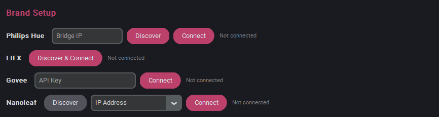 Smart Lighting — Connect your light brand(s)