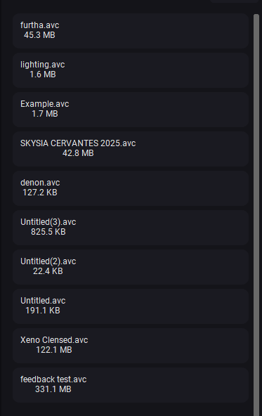 Show Transfer: Pick the composition to pack