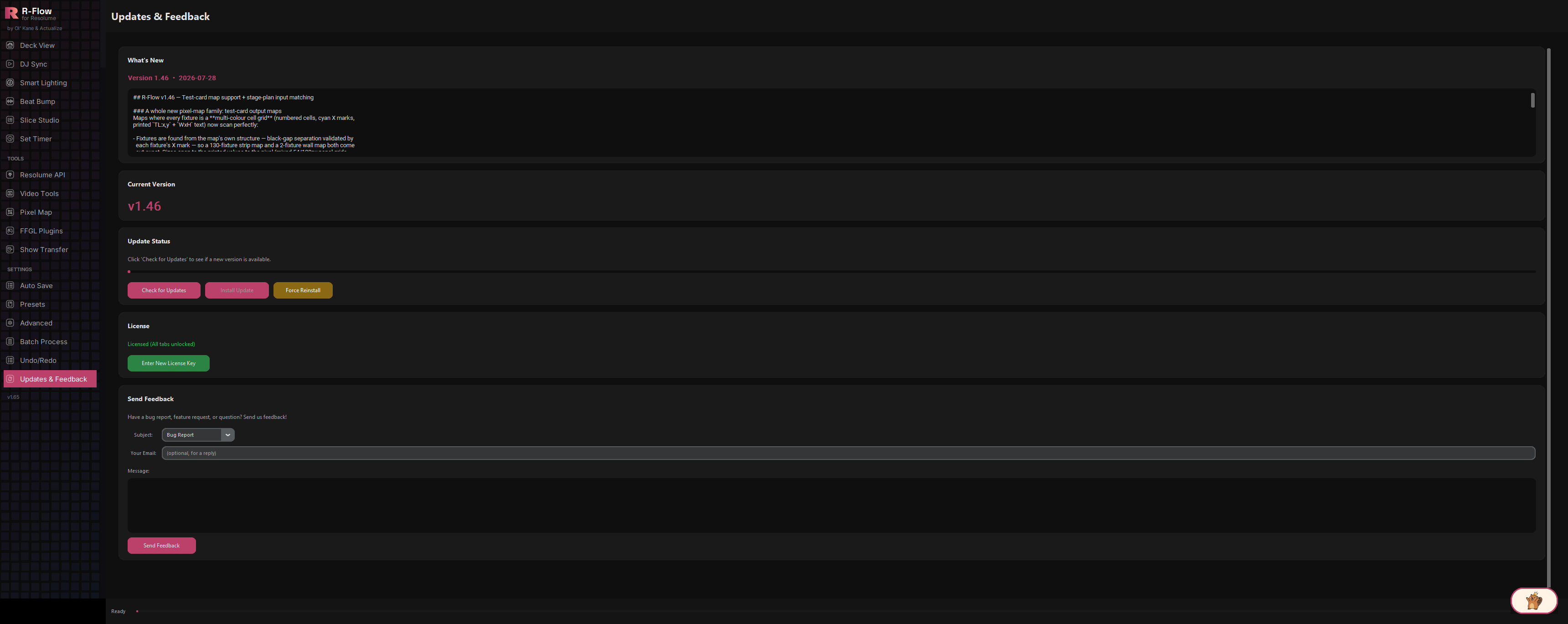 Updates & Feedback inside R-Flow